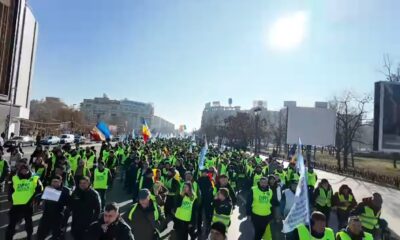 Protest reușit al polițiștilor și rezerviștilor în Capitală. Ciolacu: „Vor fi făcute excepții”