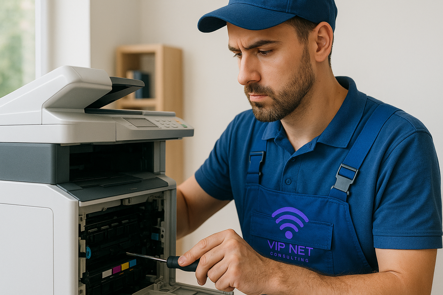 Reparatii imprimante la sediul clientului – solutia moderna oferita de Vip Net