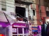 Explozie și incendiu într-un bloc din Brăila, provocate de o butelie GPL. Patru apartamente au fost afectate.