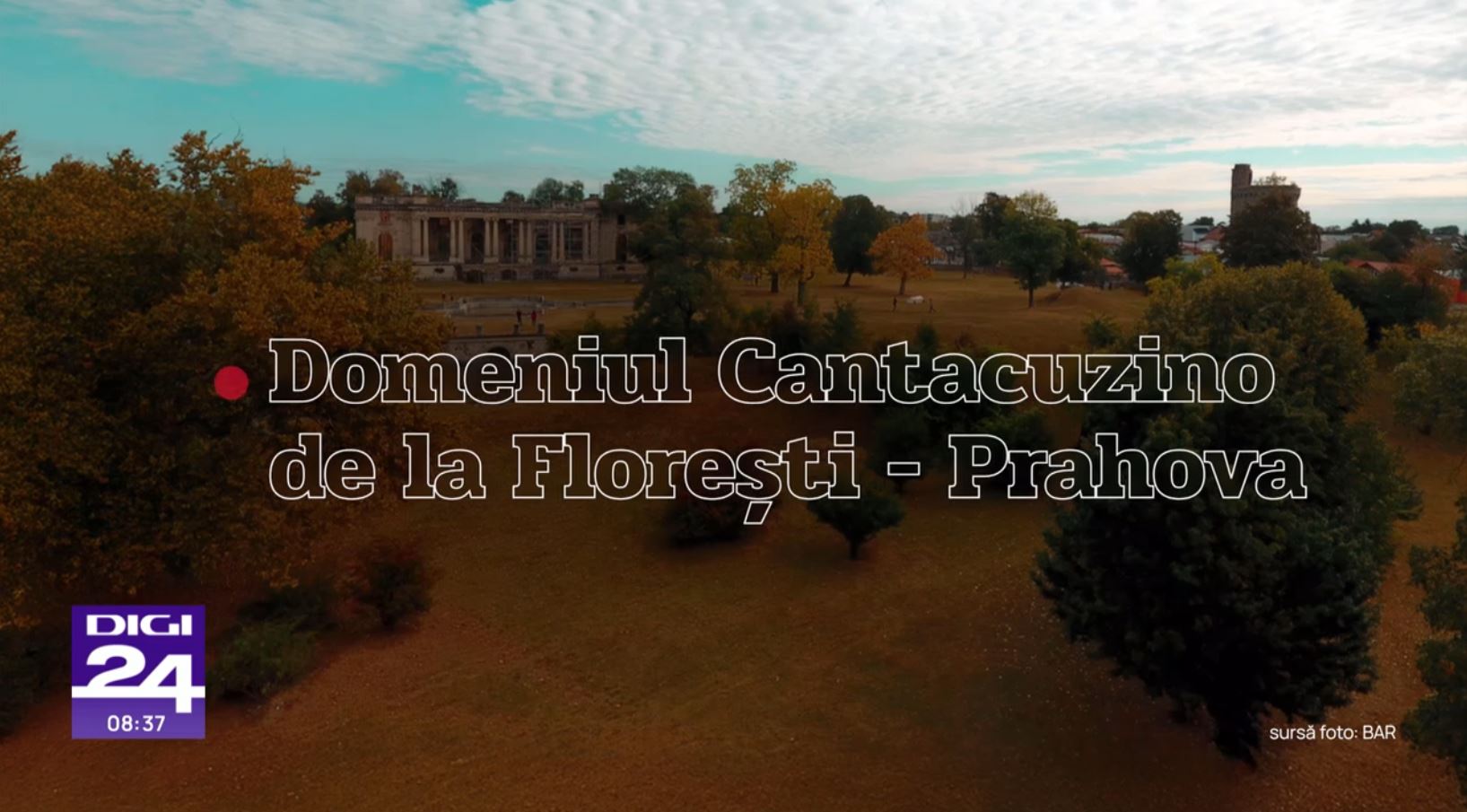 Domeniul Cantacuzino situat în Florești-Prahova