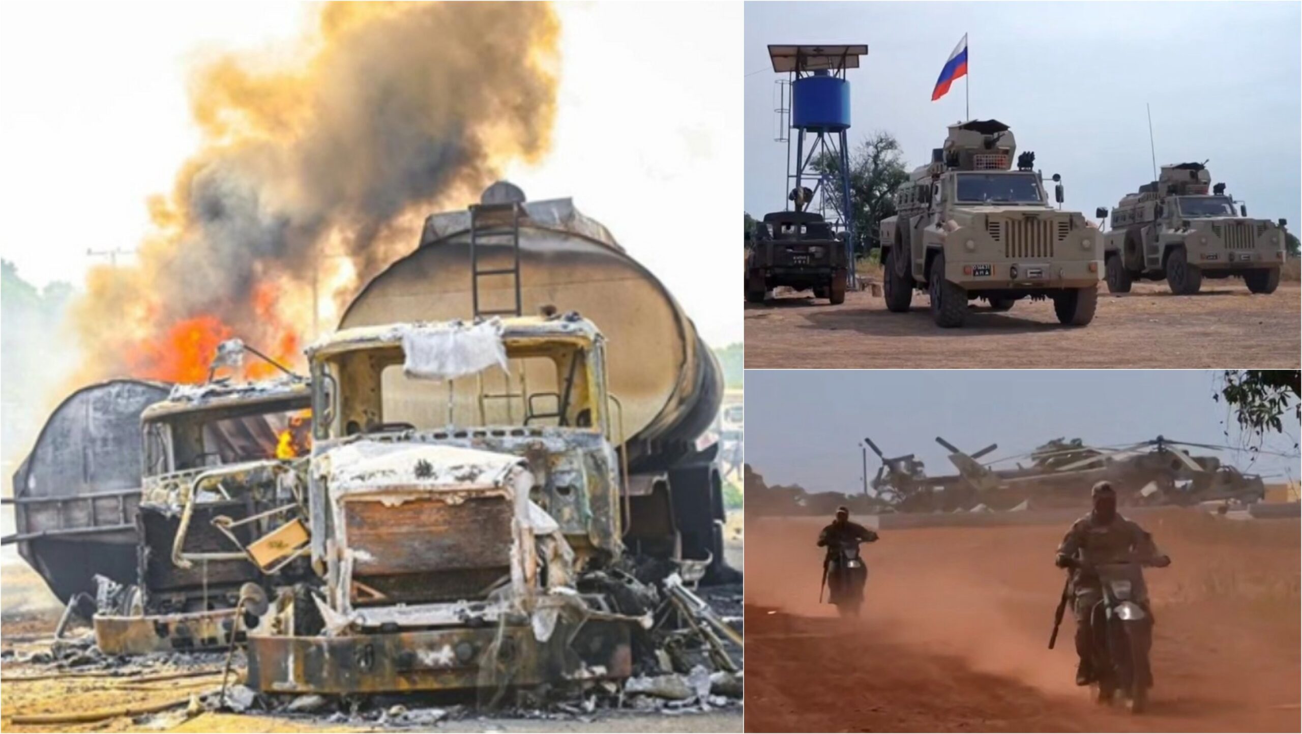 Lupte asemănătoare cu cele din „Mad Max” pentru resursele de aur ale mercenarilor lui Putin din Mali: Al-Qaeda amenință cu răsturnarea guvernului aliat cu Rusia.