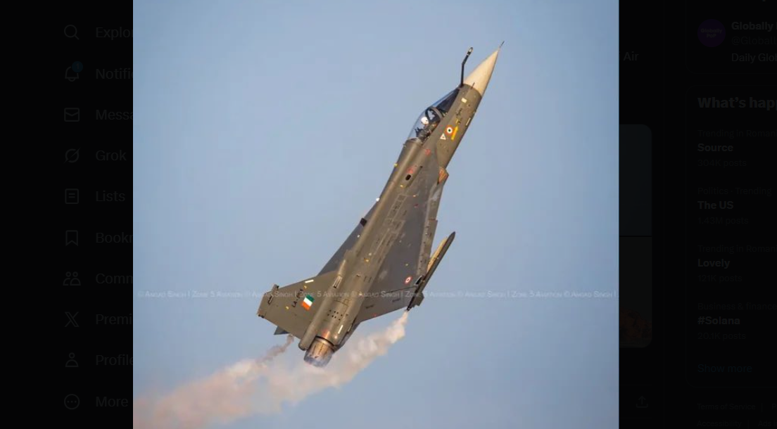 Incidentul în care un avion militar s-a prăbușit în timpul unei demonstrații la Dubai Air Show. Pilotul nu a supraviețuit.