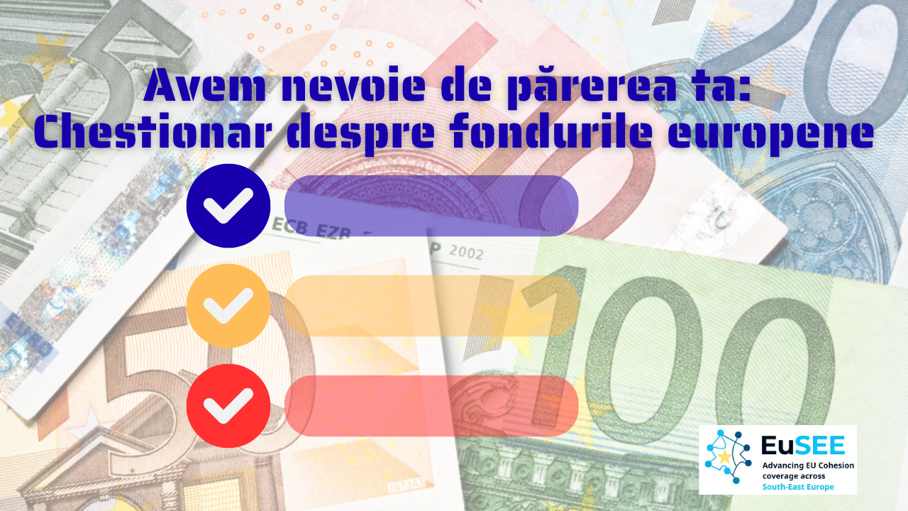 Te rugăm să ne sprijini completând acest chestionar referitor la fondurile europene din România.