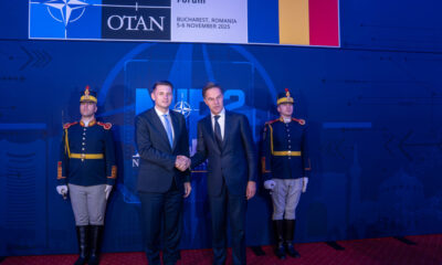 Mark Rutte, întâlniri cu președinții Senatului și Camerei Deputaților: „România este o țară sigură, protejată de Alianță”