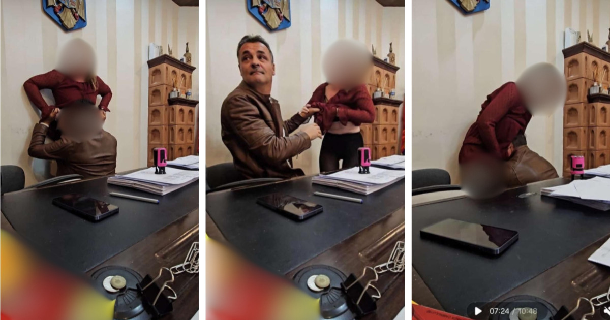Scandal într-o comună din România: imagini cu un primar acuzat de agresiune sexuală asupra unei femei în biroul său. Edilul susține că sunt generate de AI.