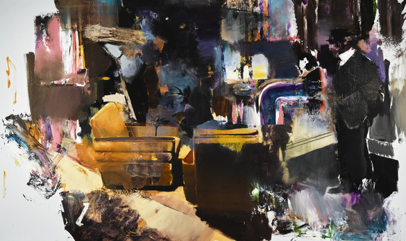 Adrian Ghenie reușește din nou să impresioneze.