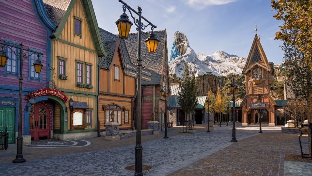 Aspectul celei mai recente atracții de la Disneyland Paris, care se va deschide în martie, este reprezentat de întâmpinarea oaspeților de către Olaf.
