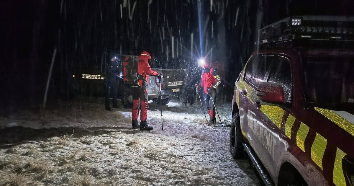 Operațiune de salvare în Munții Maramureșului, întreruptă după 7 ore: un ucrainean rănit, căutat fără succes