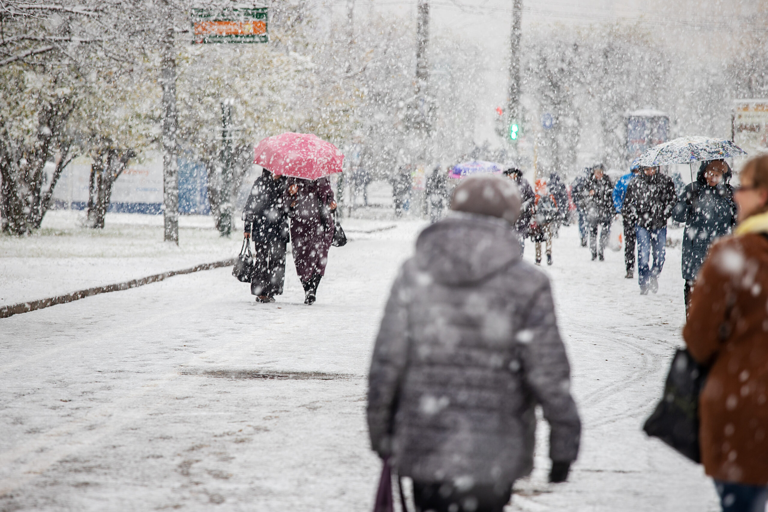 Capitala și sudul țării, afectate de ninsori de Crăciun: vânt intens și temperaturi scăzute, atenționează meteorologii