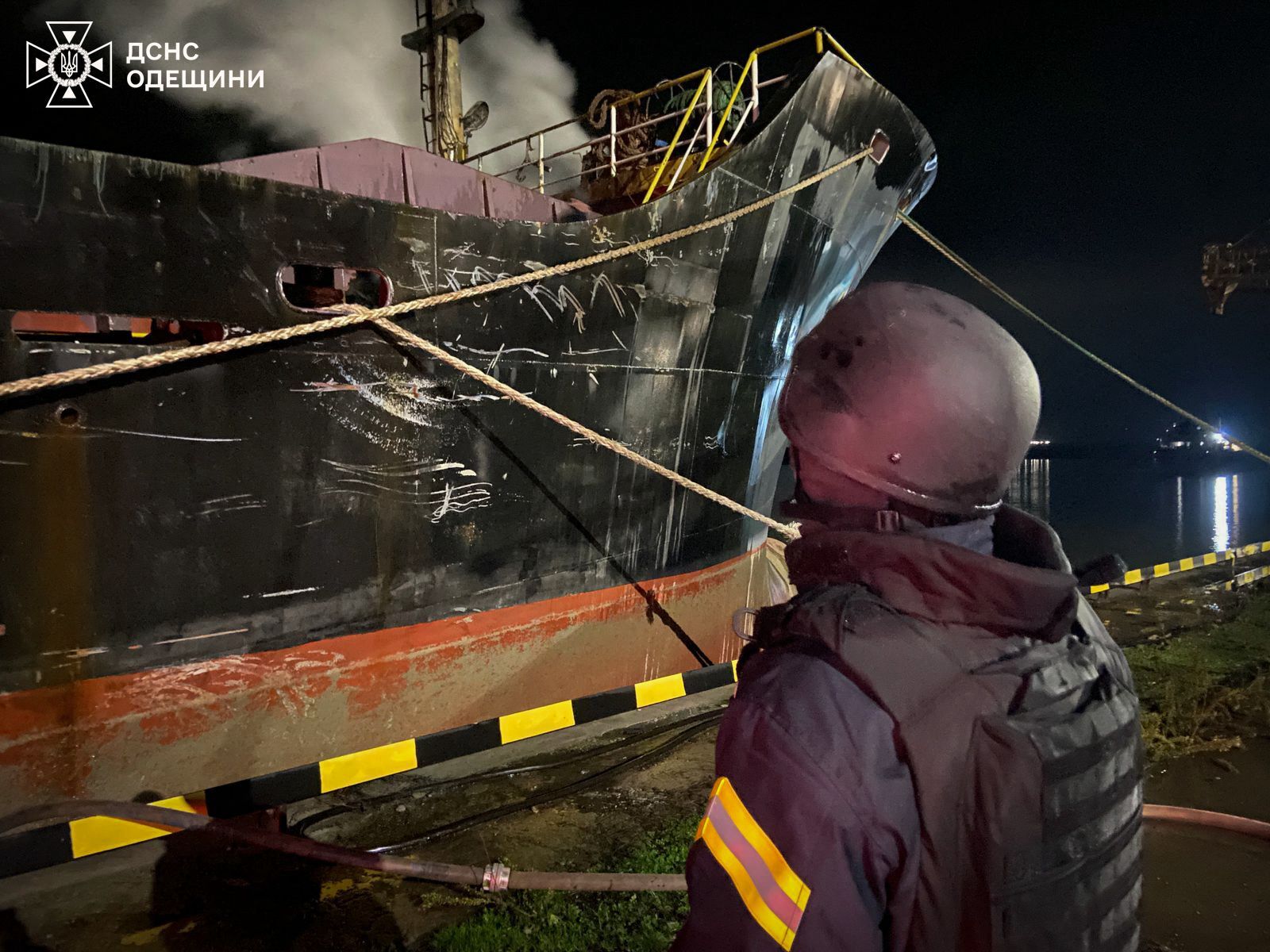 Rușii au atacat cu drone trei nave sub pavilion străin în timpul nopții în porturile de la Marea Neagră, conform afirmațiilor de la Kiev.