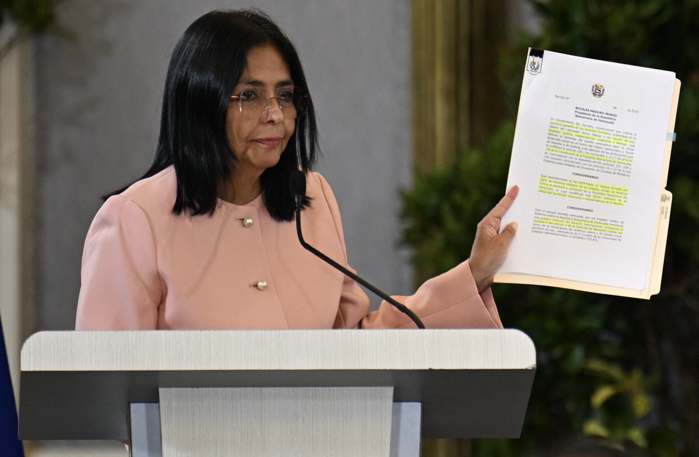 Vicepreședinta Venezuelei, declarație publică în care îl contestă pe Trump / „Gașca lui Maduro este încă la putere” – avertisment de la un venezuelean aflat în exil