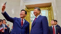 Selfies și zâmbete: Coreea de Sud își propune o ‘nouă etapă’ în relațiile cu China