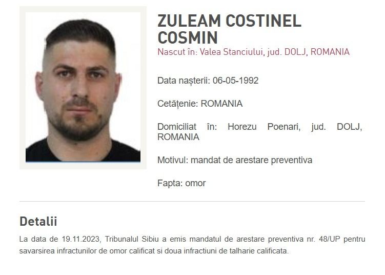 Al treilea suspect în cazul asasinării antreprenorului din Sibiu, identificat în Indonezia, va fi adus în țară.