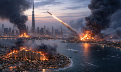 BREAKING — Atac fără precedent al Iranului. Explozii în Dubai, Abu Dhabi și Riad. Un hotel de pe Palm Jumeirah a luat foc după o interceptare