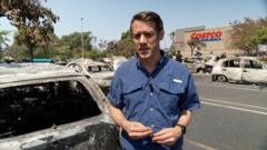 BBC observă daune în Puerto Vallarta după violențele cartelurilor mexicane.