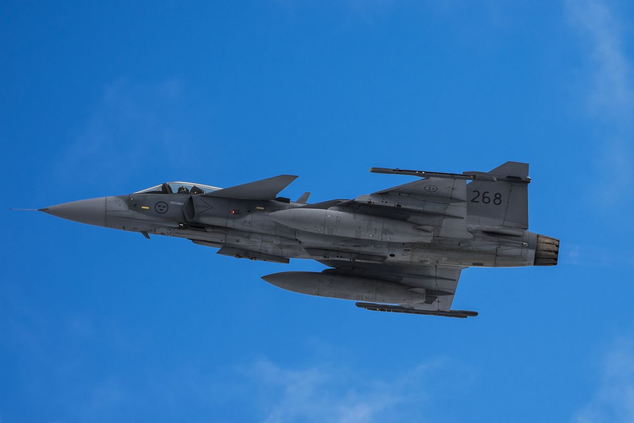 Suedia va efectua patrule cu avioane de vânătoare în zona Groenlandei în cadrul misiunii Arctic Sentry.