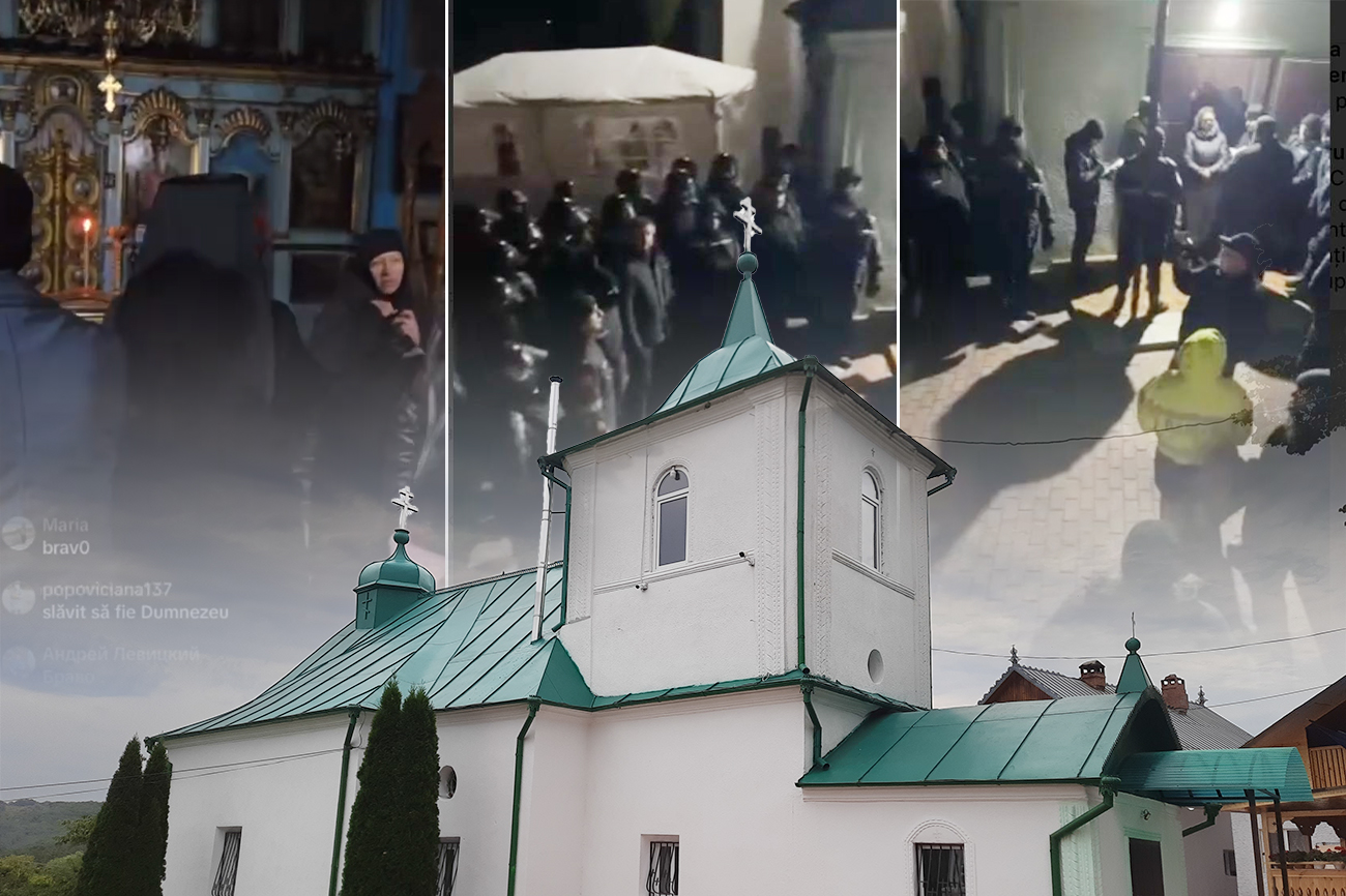 Preoți și enoriași ai bisericii subordonate Patriarhiei Ruse au atacat un lăcaș de cult monument istoric din Republica Moldova. Ciocniri cu Poliția / Cauzele conflictului ortodox.