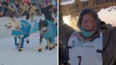Celebra cursă de sanie trasă de câini Iditarod se încheie cu o victorie repetată pentru Jessie Holmes.