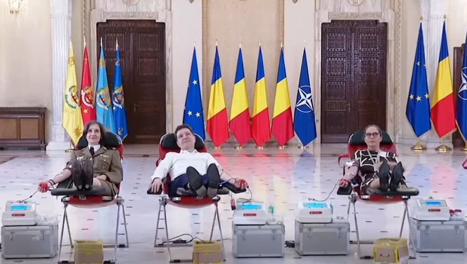 Nicușor Dan a donat sânge la Palatul Cotroceni: „Este esențial ca spitalele să poată asigura transfuziile necesare”