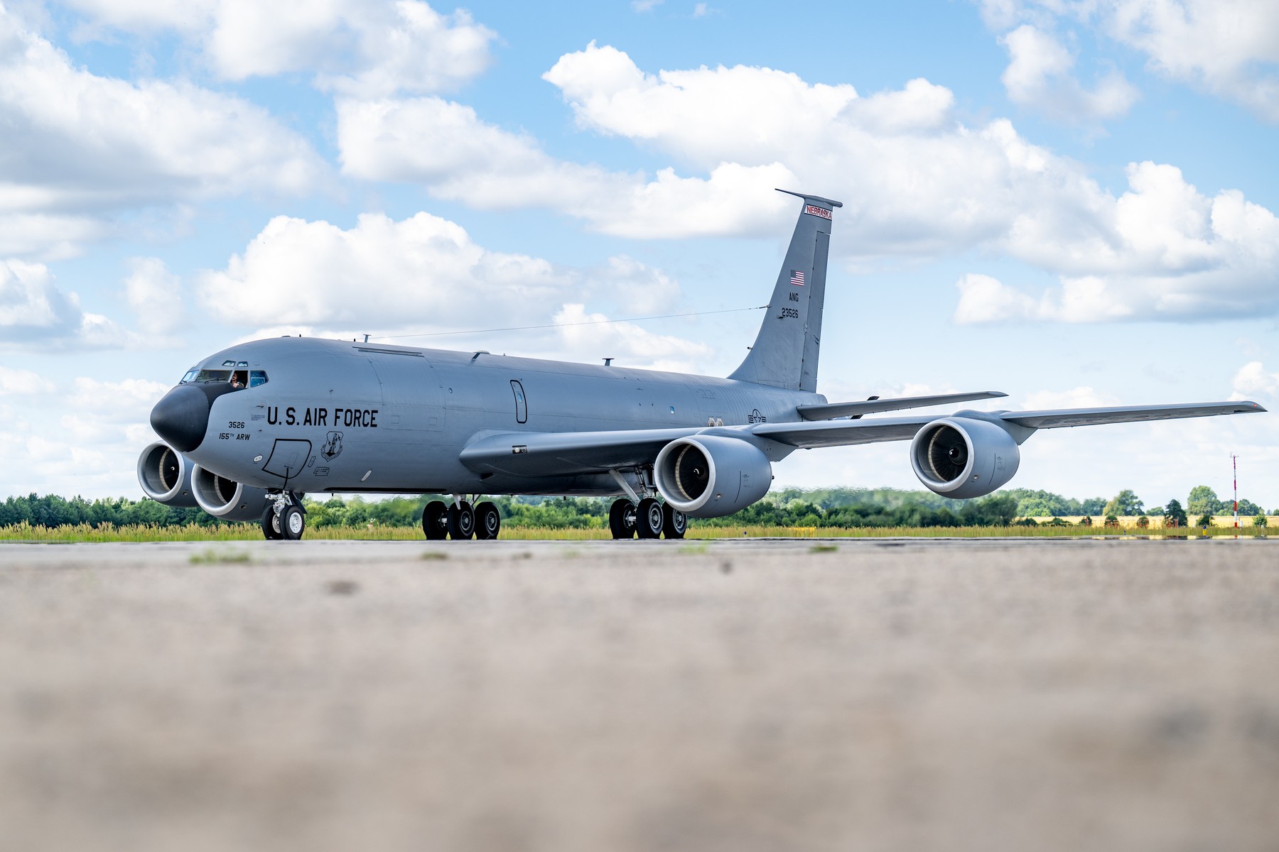Al șaselea avion american Boeing Stratotanker a aterizat la București. Avioanele de realimentare din România au realizat a doua misiune.