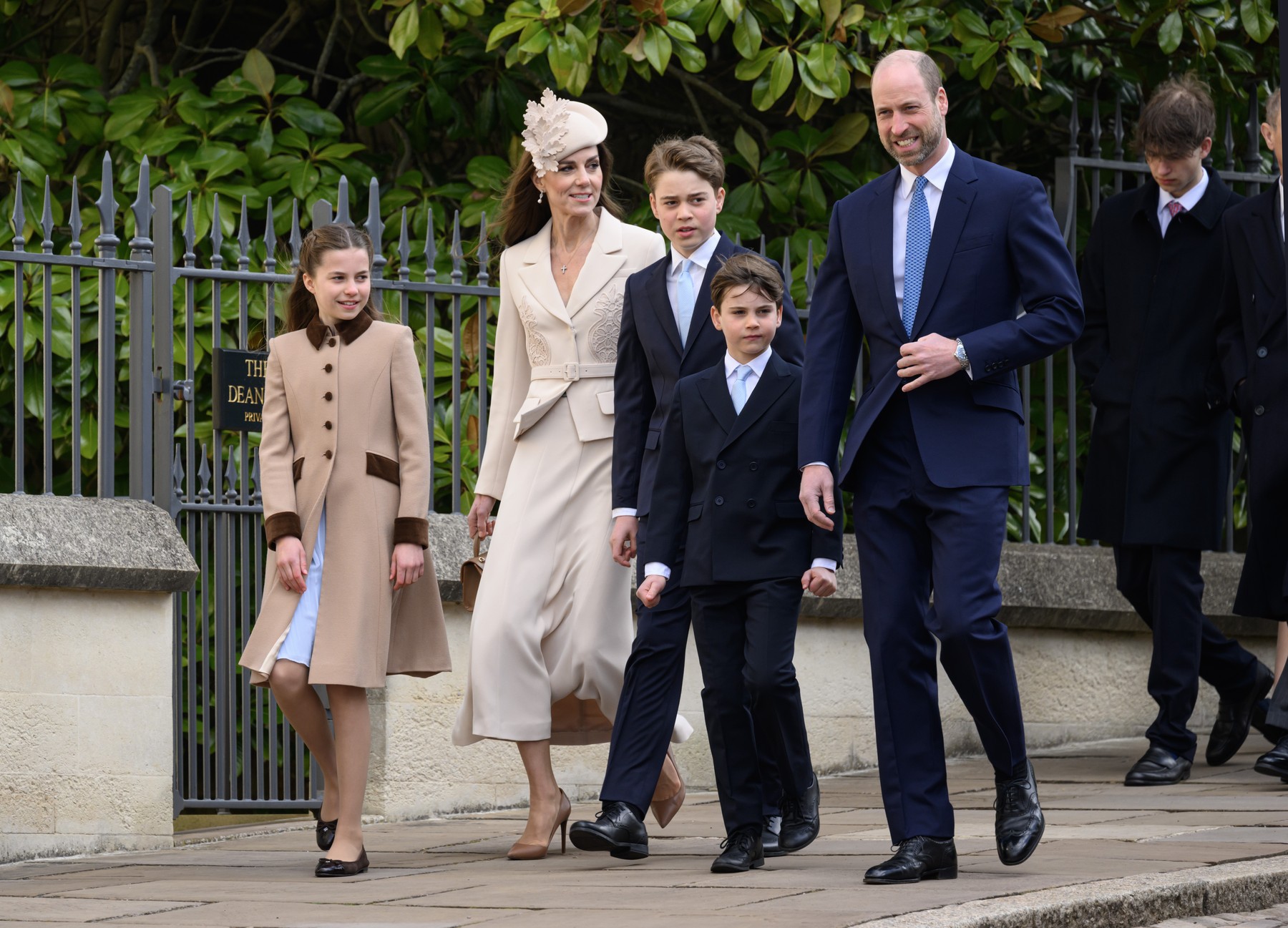 Kate și William, pentru prima dată împreună cu familia regală britanică la slujba de Paște după diagnosticarea cu cancer a prințesei