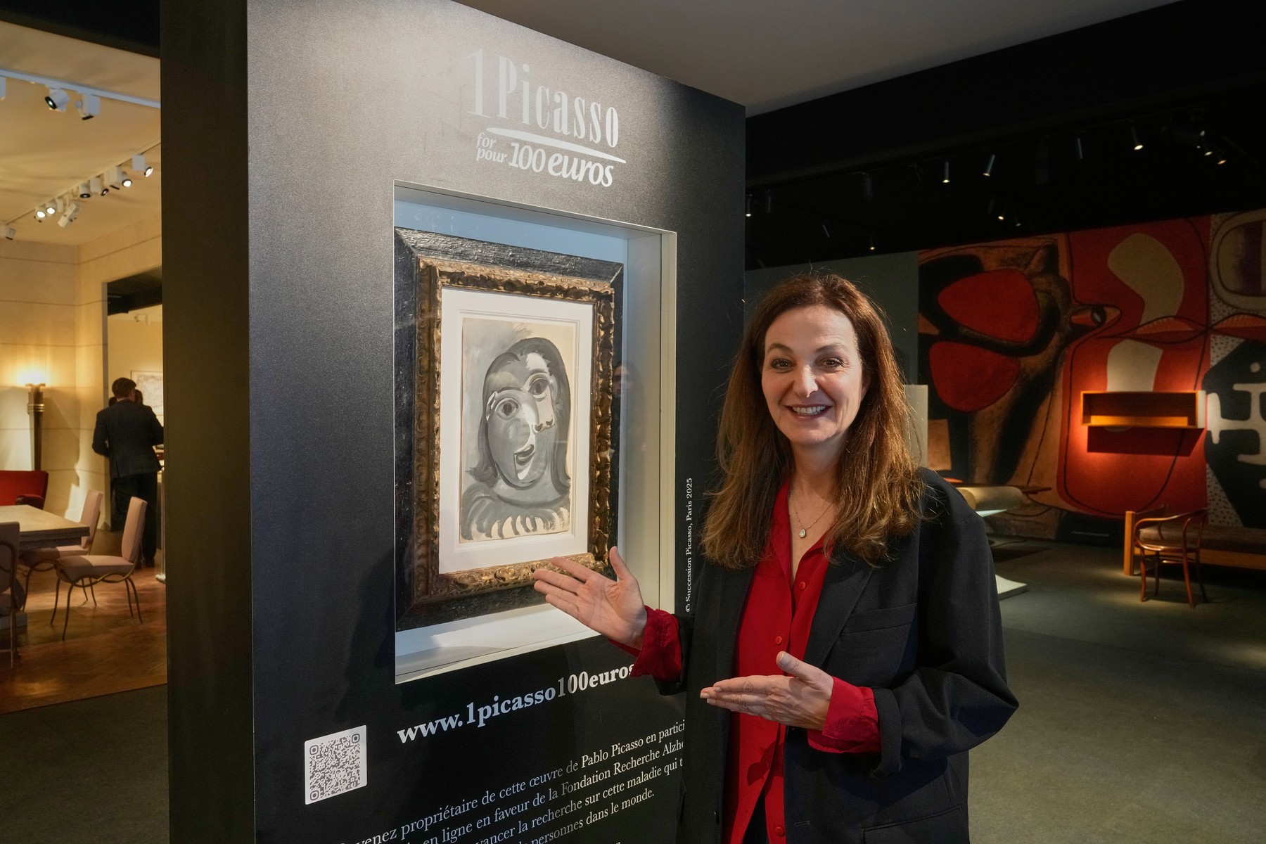 Reacția unui francez care a obținut un tablou de Picasso în valoare de un milion de euro la o tombolă.