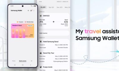 Noua funcție de portofel a Samsung găsește planurile tale de călătorie și creează un itinerar.