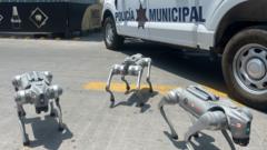 Robodogs și elicoptere: abordarea unei oraș mexican la securitatea Cupei Mondiale