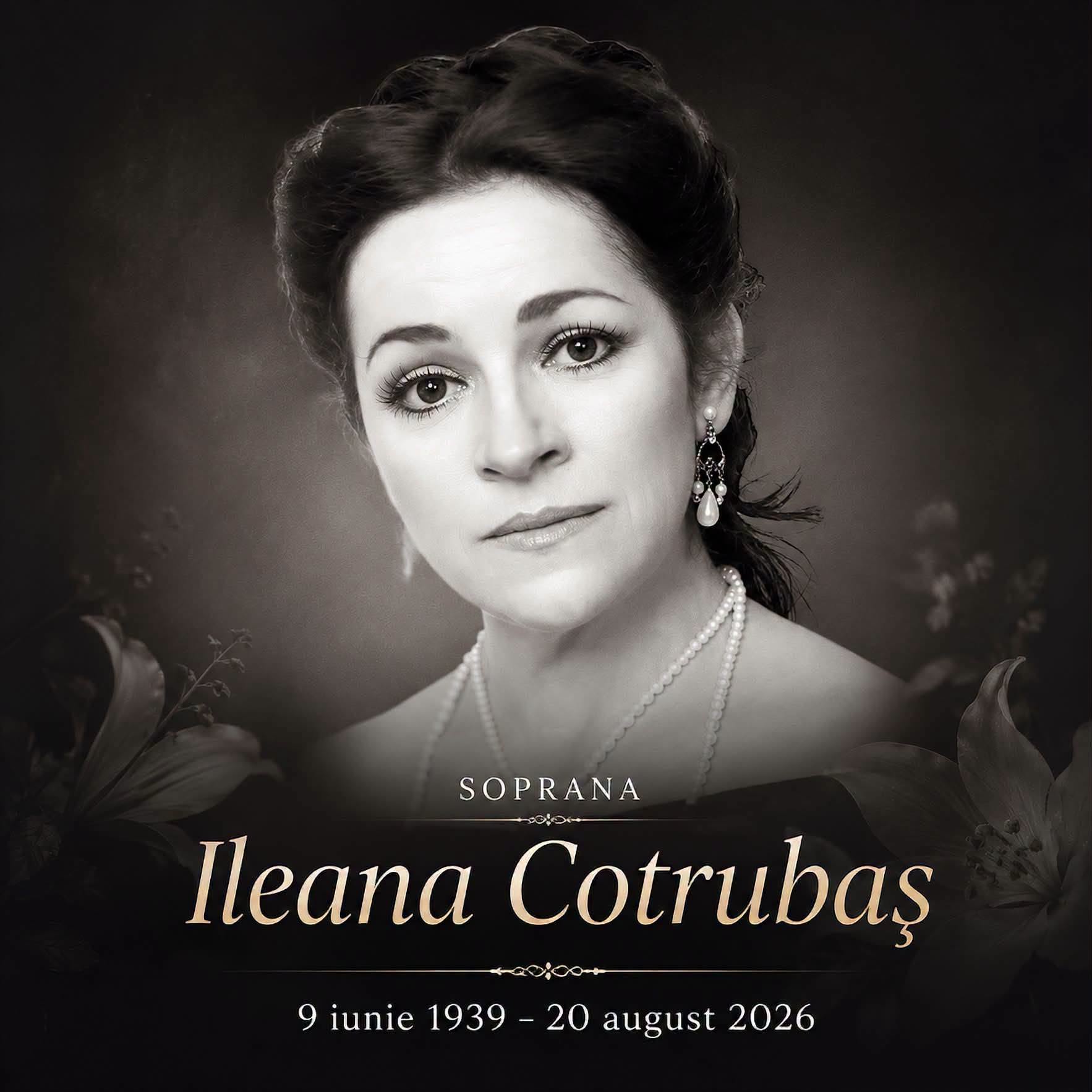 Ileana Cotrubaș a decedat. Celebrul soprana a împlinit recent 87 de ani.