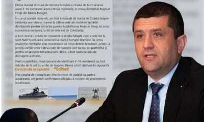 Drona doborâtă lângă platforma Neptun Deep „conținea explozibil”, anunță Miruță, după ce a eliminat această informație din mesajul inițial.