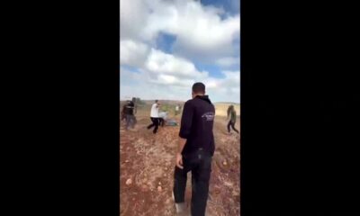 Momentul șocant în care un palestinian este împușcat în picior de trupele israeliene.
